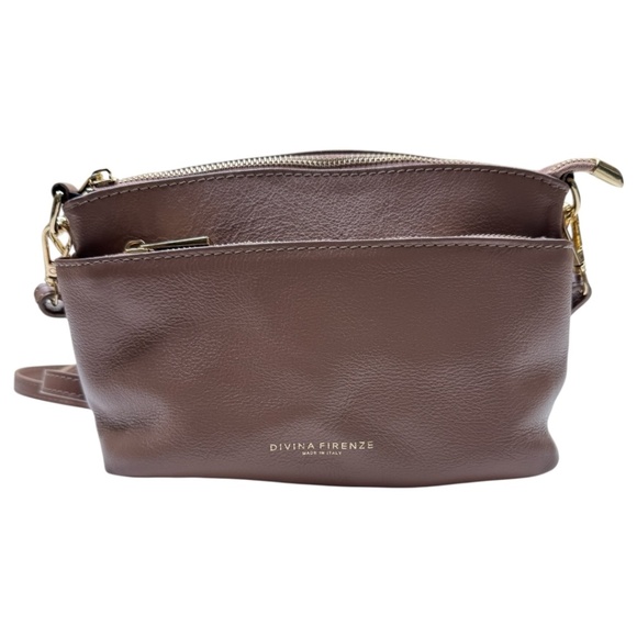 DIVINA FIRENZE Pebbled Leather Purse - Picture 1 of 16